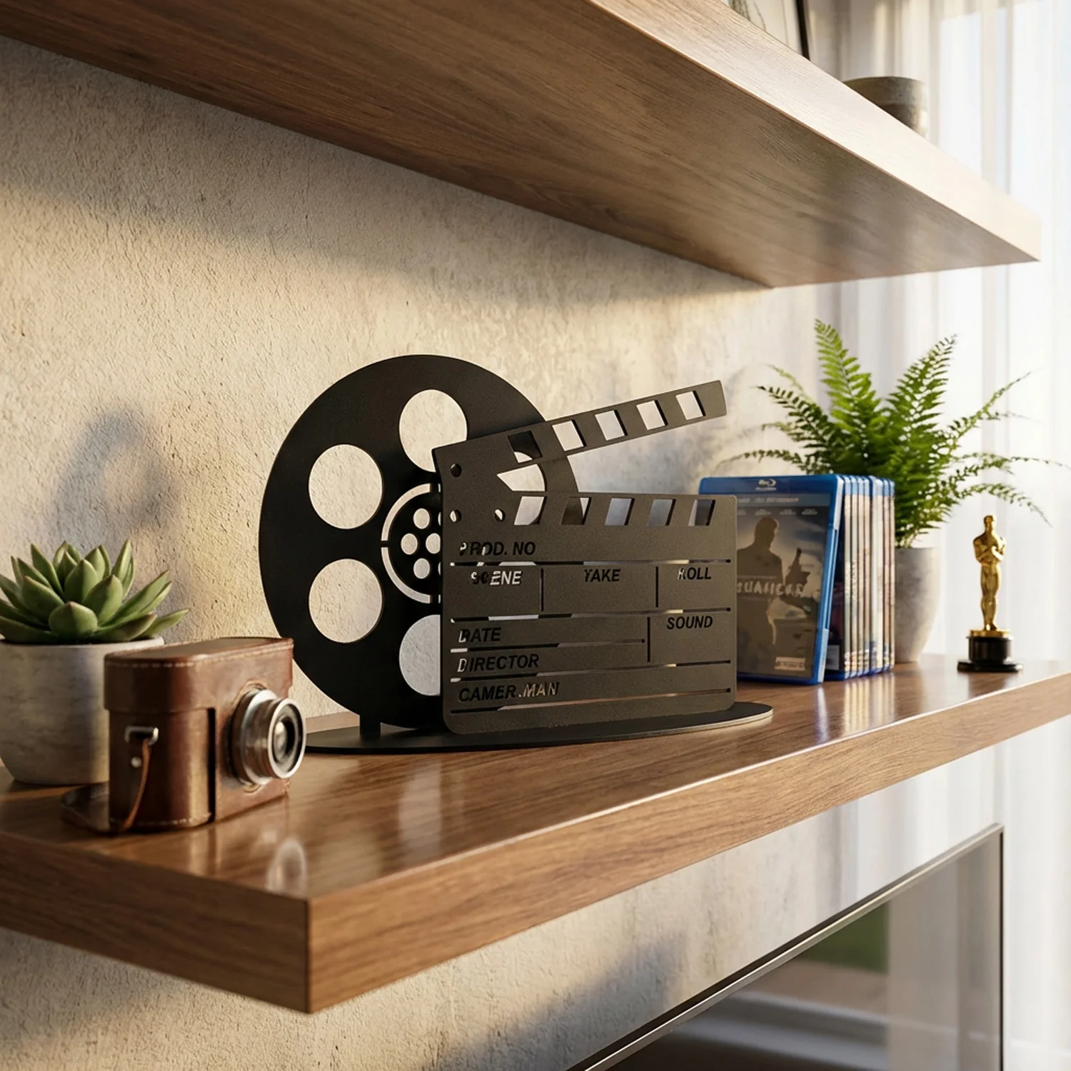 At The Movies Film Clapper Board & Film Reel Ornament - Image 3