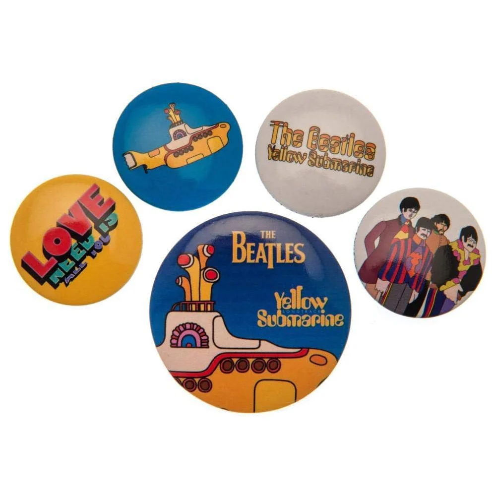 The Beatles Pin Badges Set (Pack of 5) - Image 2