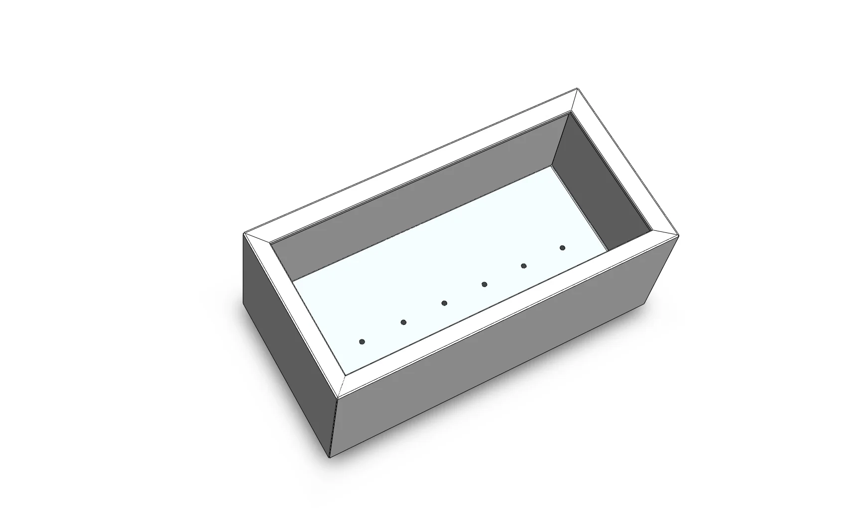 Bellamy Commercial Grade Rustic Steel Planter Troughs (3 Sizes Available) - Image 15