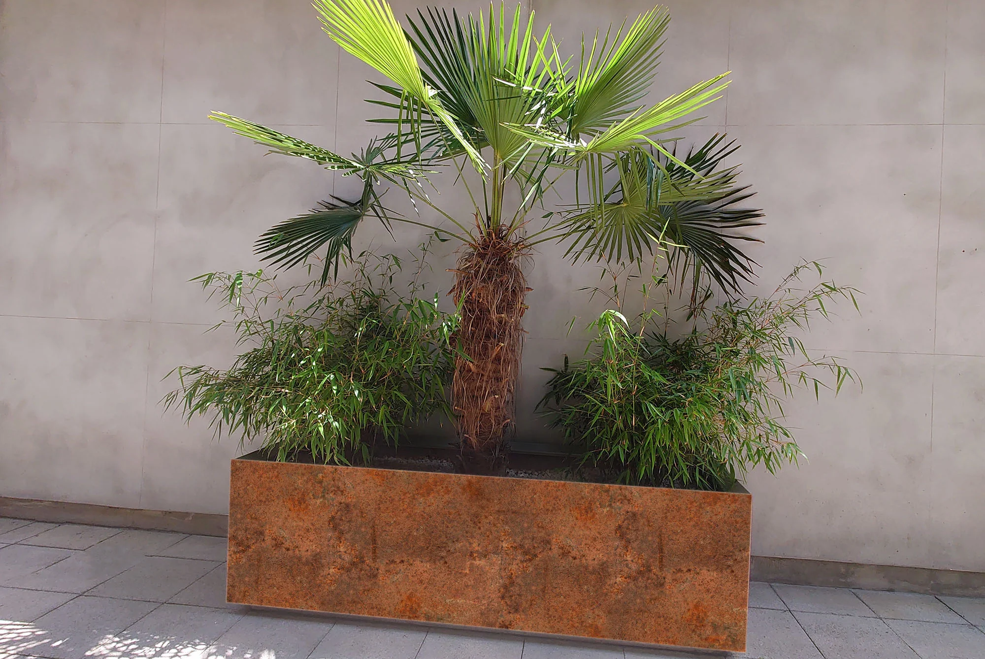 Bellamy Commercial Grade Rustic Steel Planter Troughs (3 Sizes Available) - Image 5