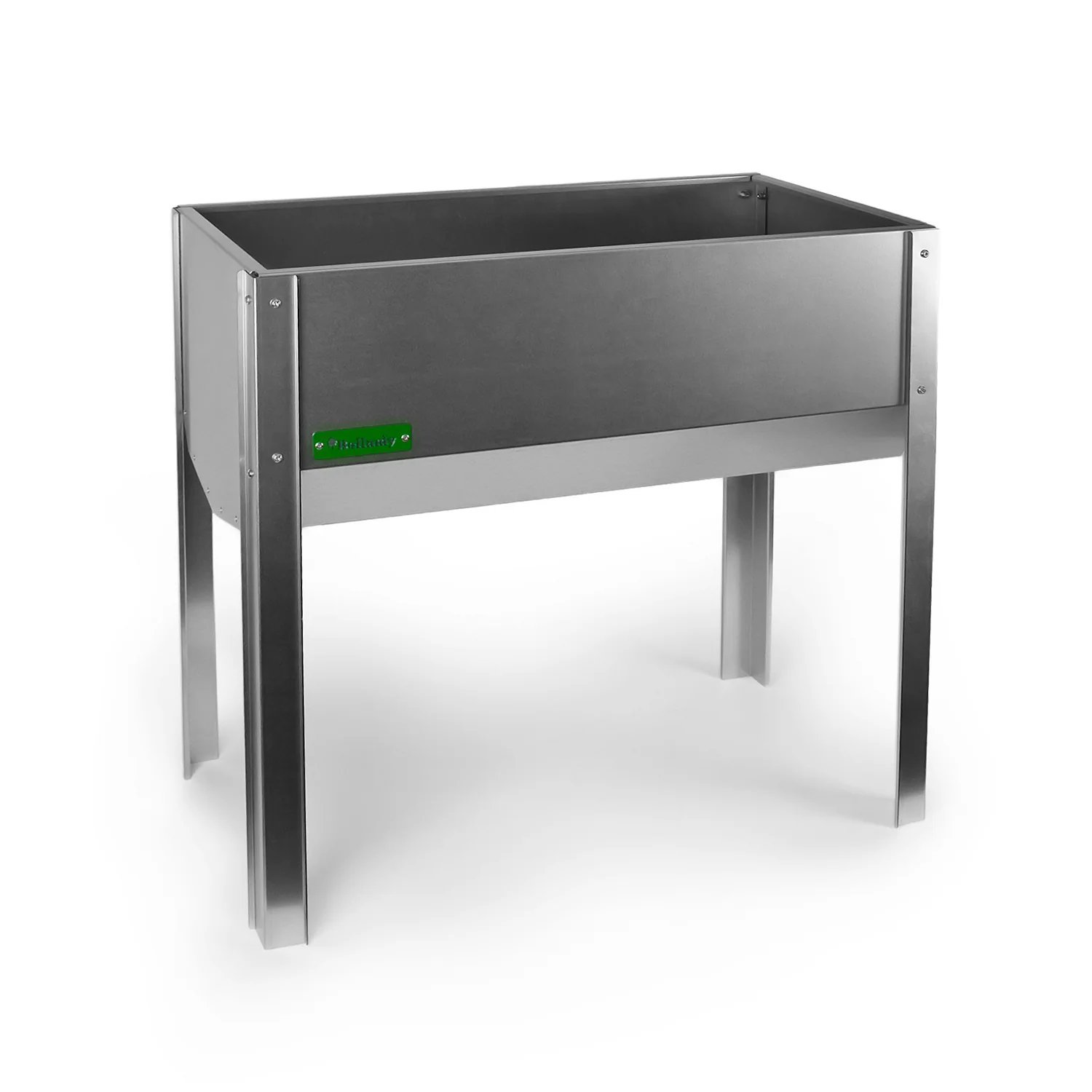 Bellamy Galvanised Steel Trough Standing Planter with Legs (2 Sizes Available) - Image 6