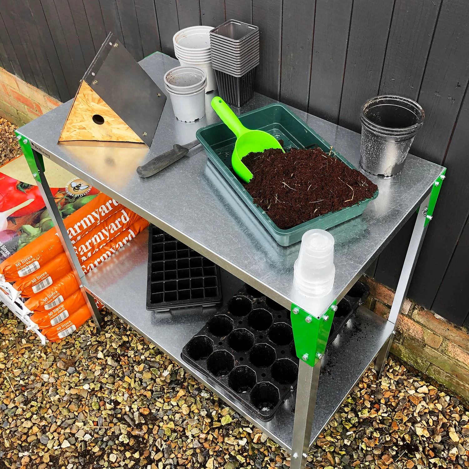 Bellamy Greenhouse Table & Workbench - Image 14