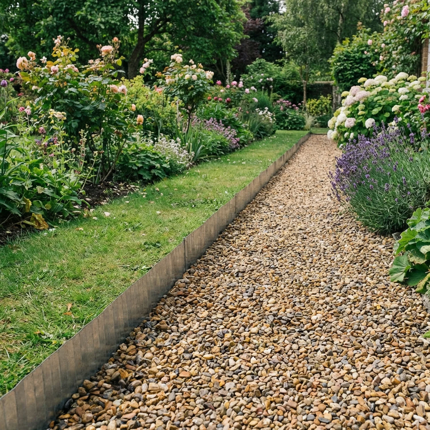 Bellamy Lightweight Galvanised Steel Bendable Garden Edging Panels - Image 12