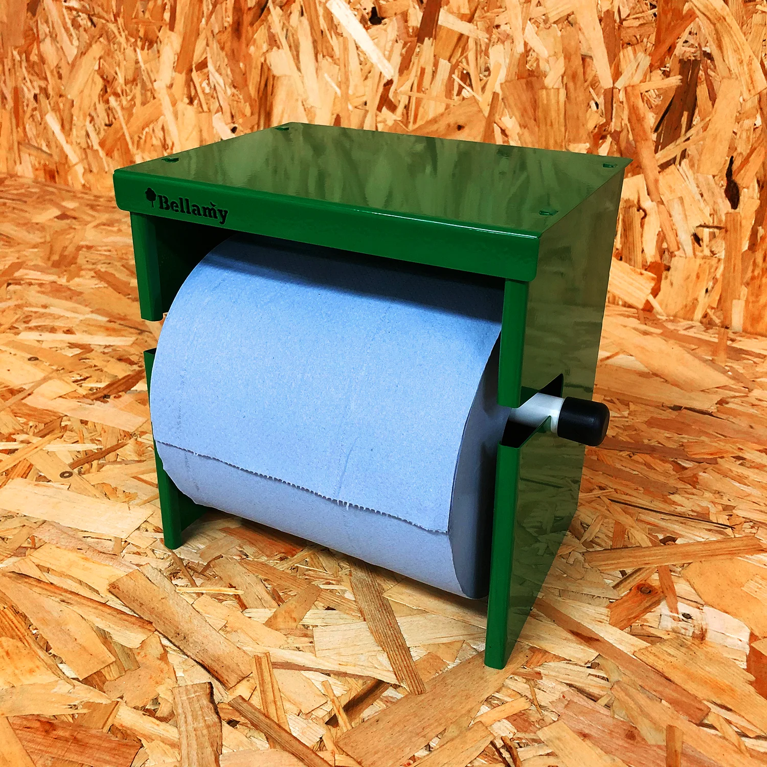 Bellamy Blue Roll Dispenser - For Greenhouses & Sheds - Image 5