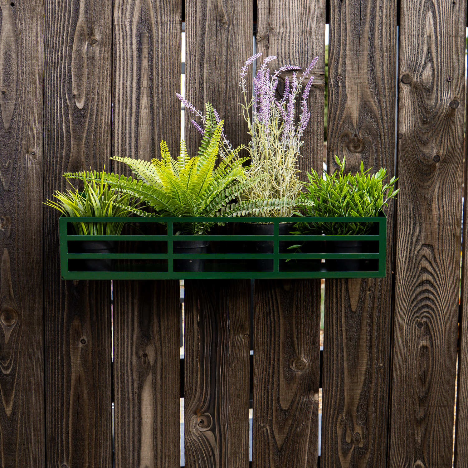 Bellamy Steel Wall Mount Trough-Style Plant Pot Holder & Shelf - Image 20