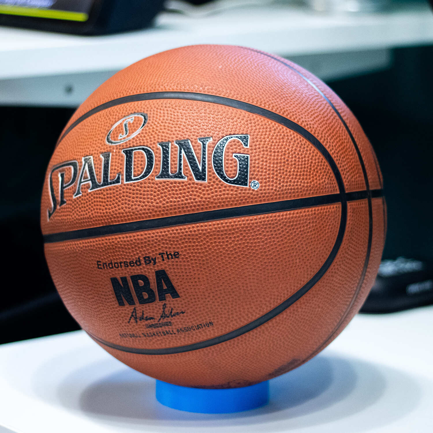 BlackSteel™ 3D-Printed Desktop Basketball & Football Micro Display Stand - Image 15