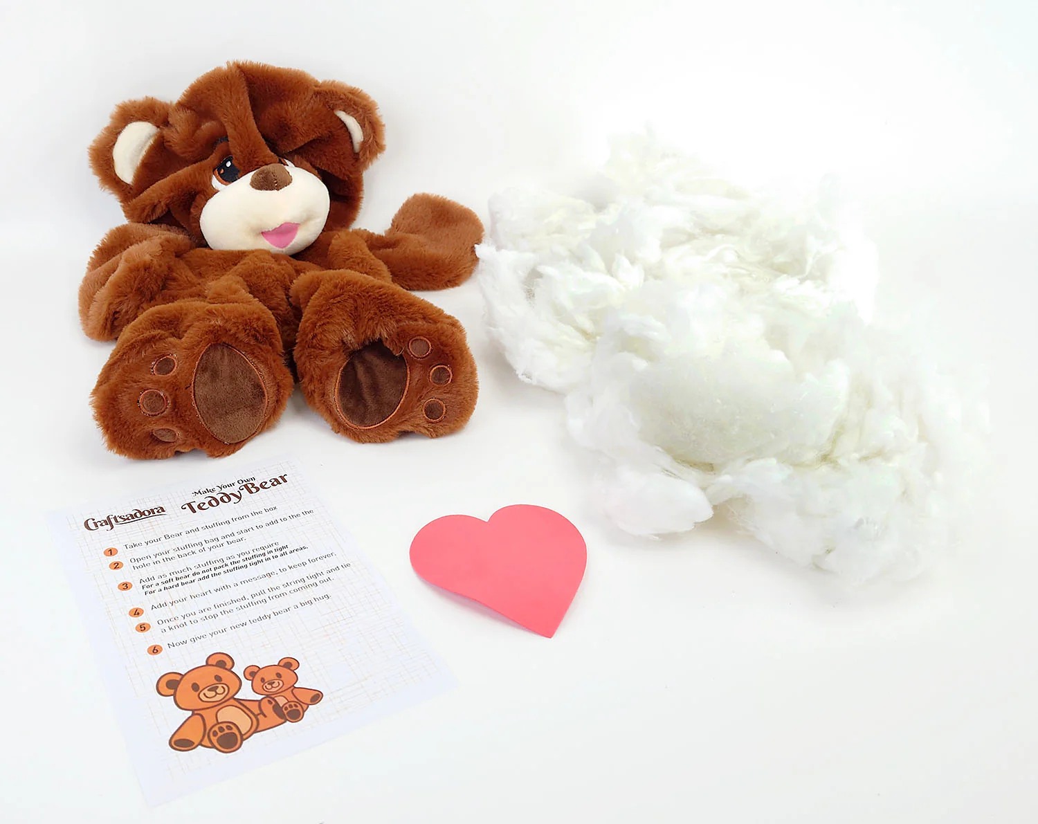 Craftsadora Make Your Own Teddy Bear Kit - Image 3