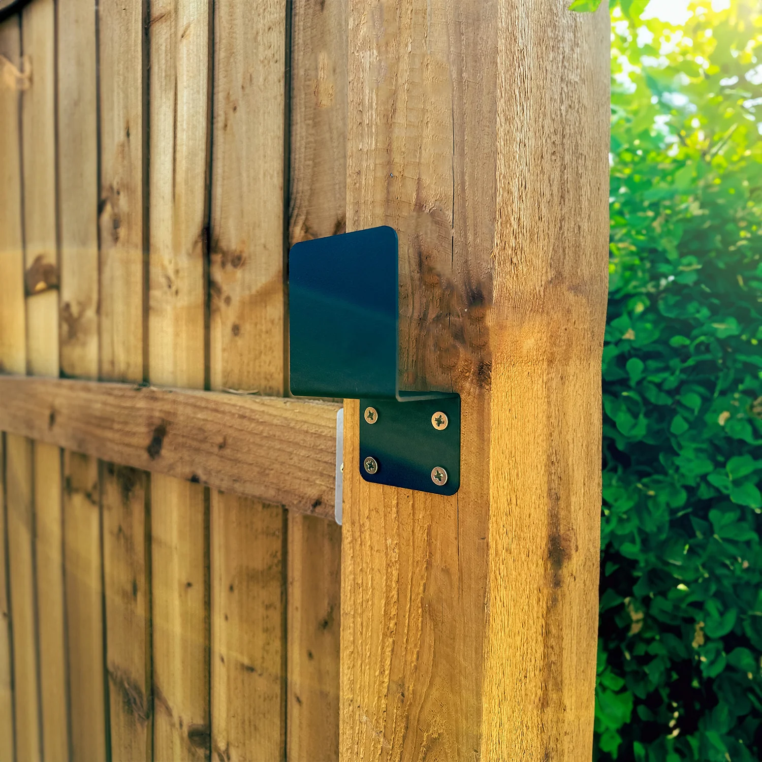FenceEasy™ 4" x 2" Barricade Bracket Pair for Home Security - Image 9