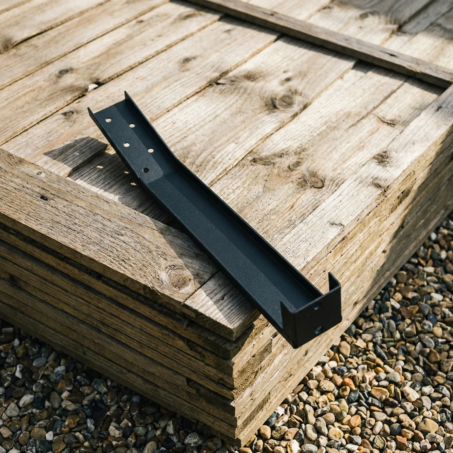FenceEasy™ Slanted Fence Post Straightener Bracket & Ground Support Anchor - Image 5
