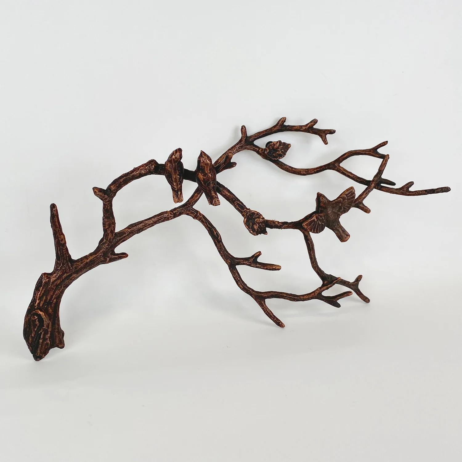 Fergus McArthur Wall Mount Birds on Branch Bronze Effect Sculpture - Image 5