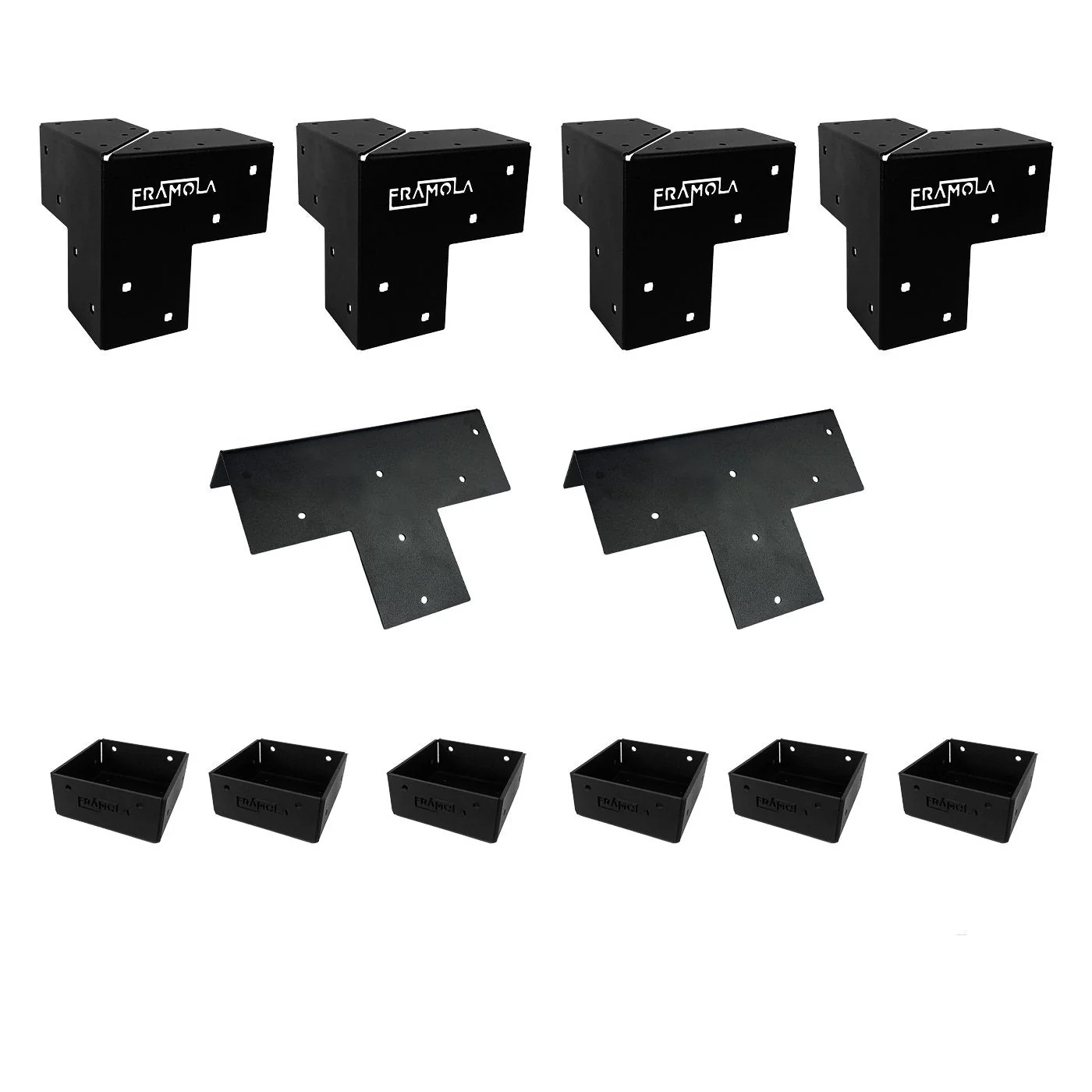 Framola™ Freestanding 2-Bay Pergola Construction Bracket Kit "B" - Image 6
