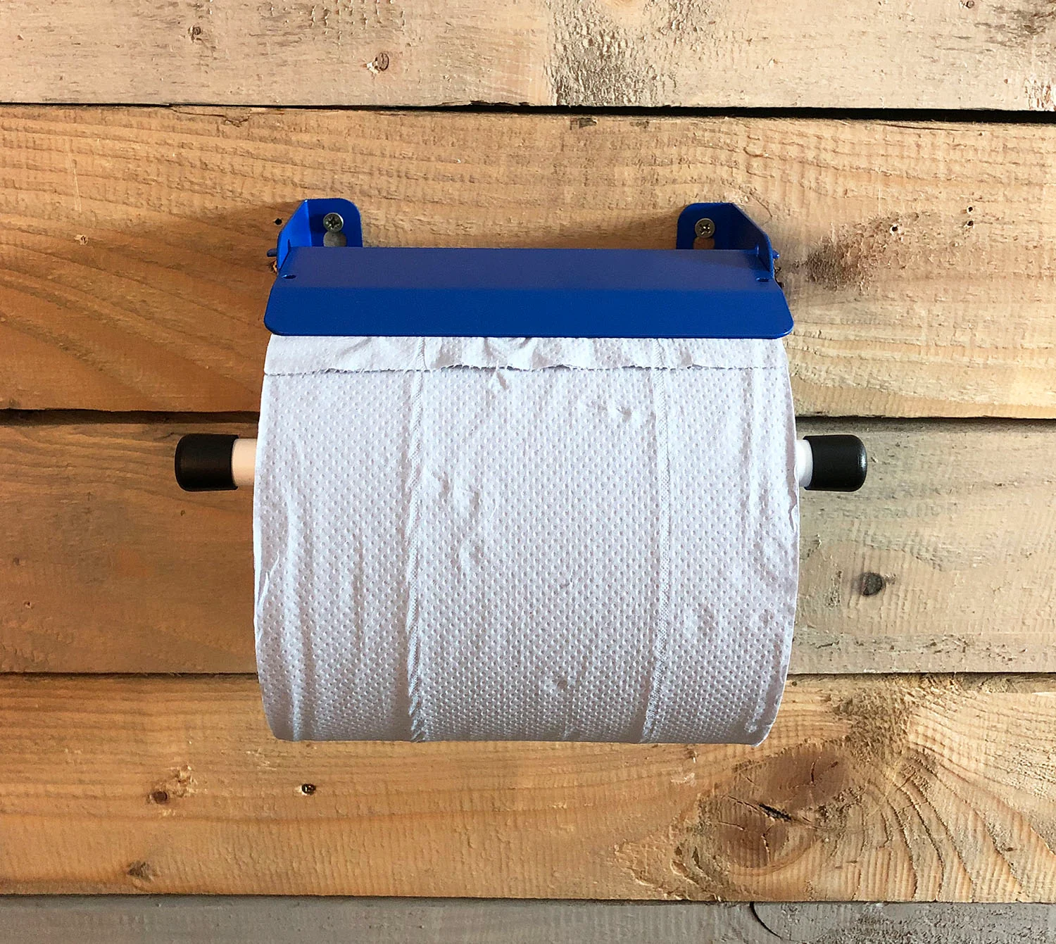 MegaMaxx UK™ Industrial Blue Roll Holder with Stop Brake - Image 8