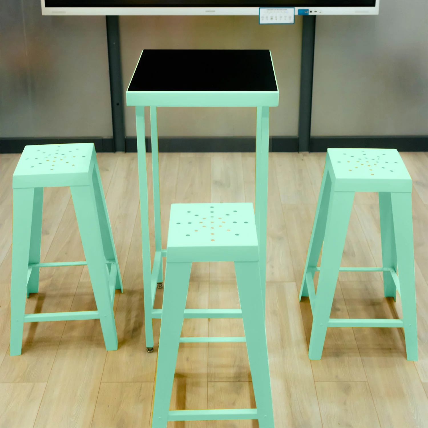 Industrial-Style Steel Bar Height Table (11 Colours Available) - Image 15
