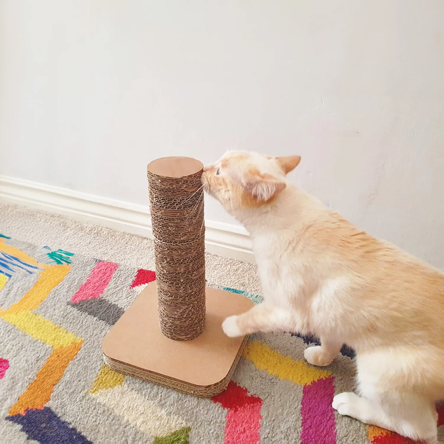 Jake's Farm Yard Cardboard Cat Scratching Post - Image 5