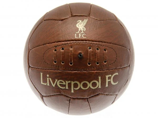 Liverpool FC Retro Faux Leather Football - Image 6