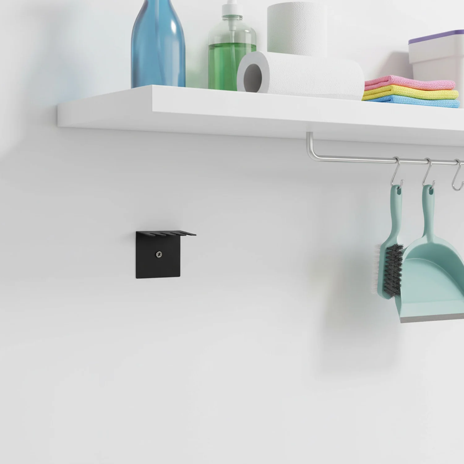 MegaMaxx UK™ Cleaning Cloth & Rag Holder Bracket (4-Slot Capacity) - Image 3