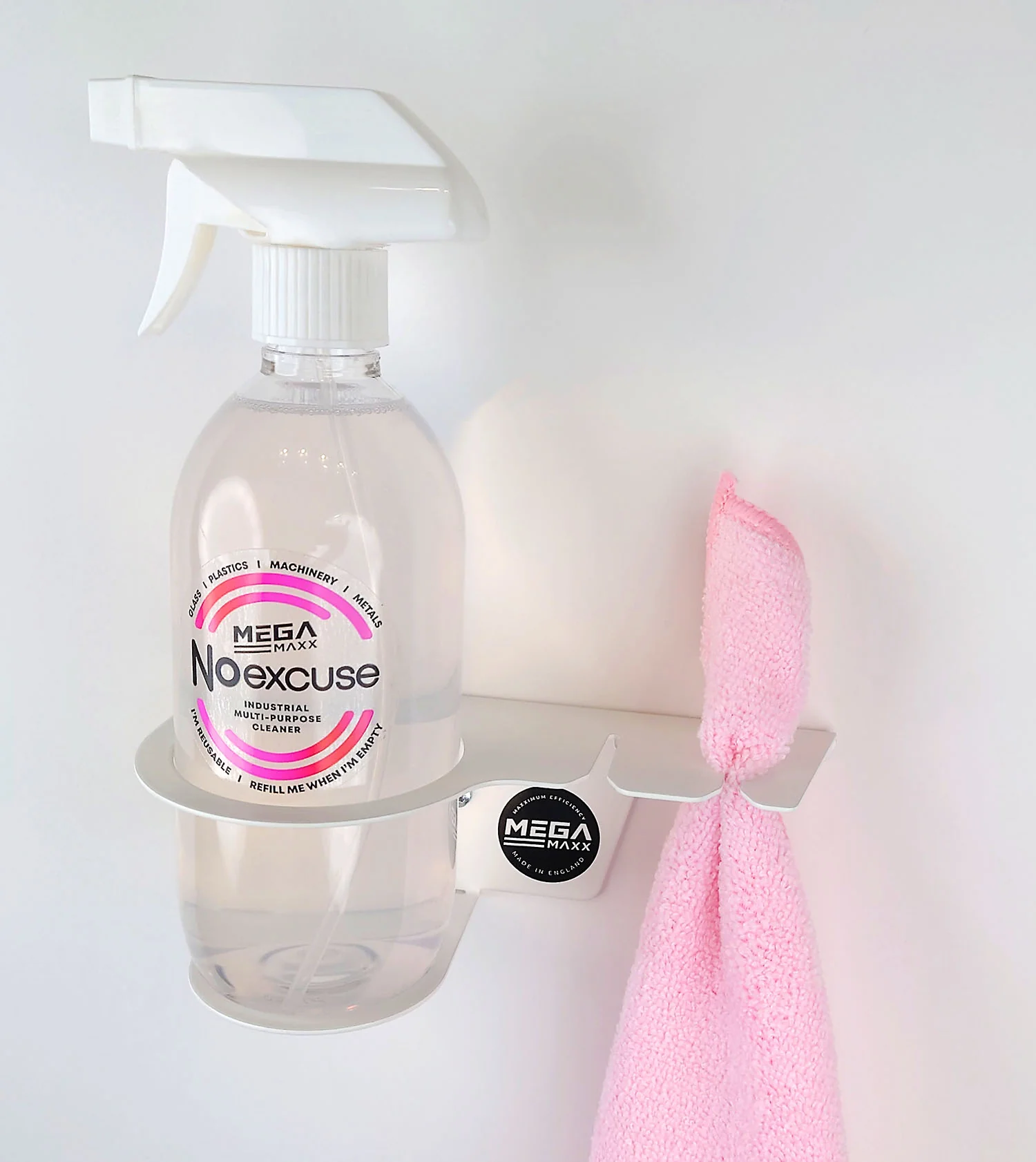 MegaMaxx UK™ No Excuse Cleaning Station - Bracket + Bottle - Image 10