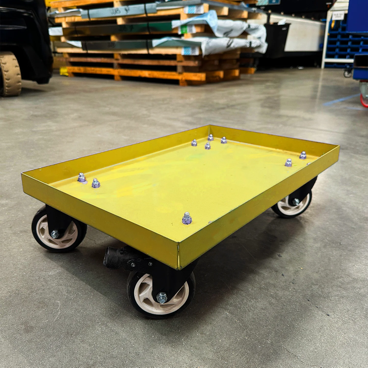 MegaMaxx PRO 600mm x 400mm Bale Arm Crate Mobile Storage Dolly - Image 9