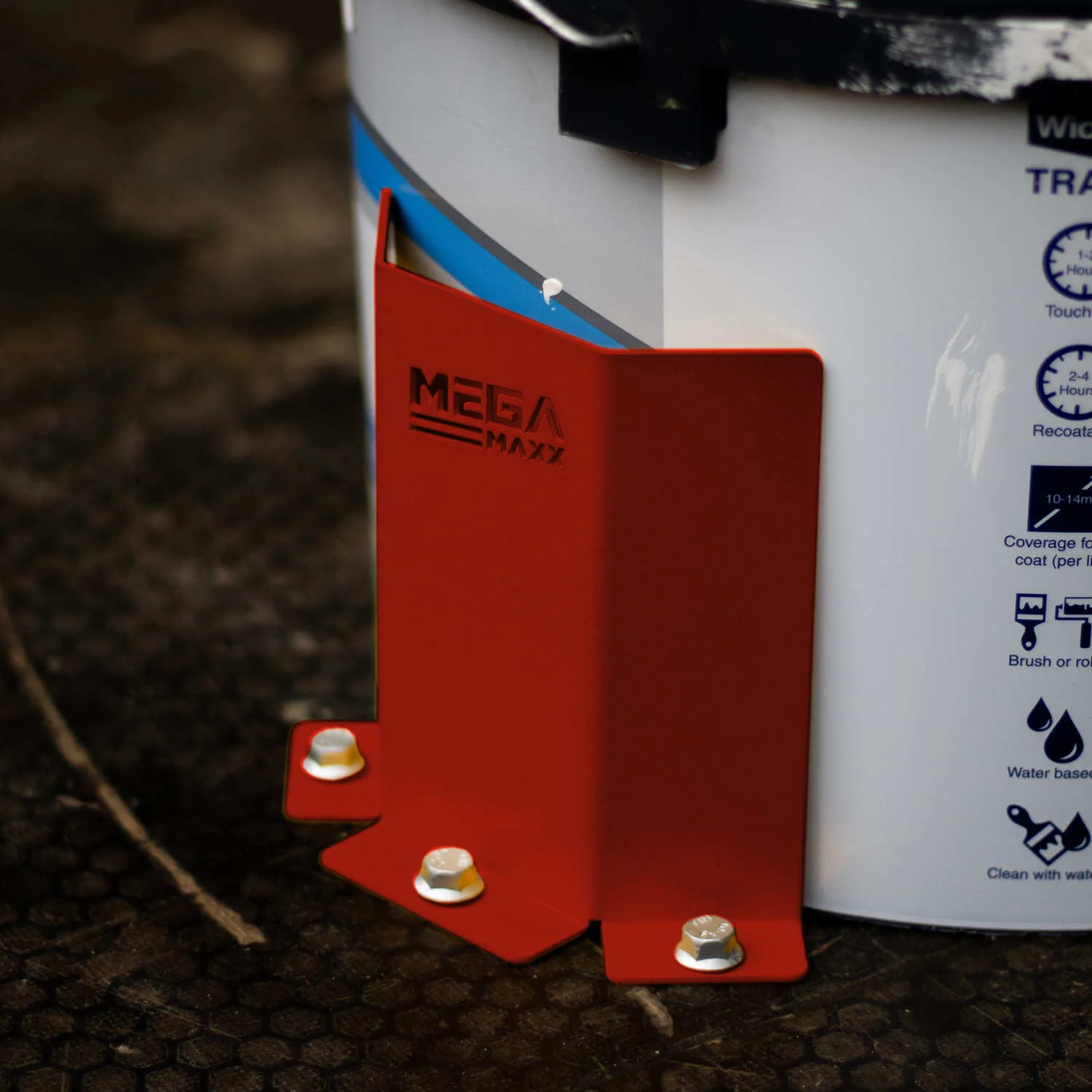 MegaMaxx UK™ Floor Mount & Van Mount Bucket, Paint Can & Dust Extractors Brackets (2 Styles Available) - Image 20