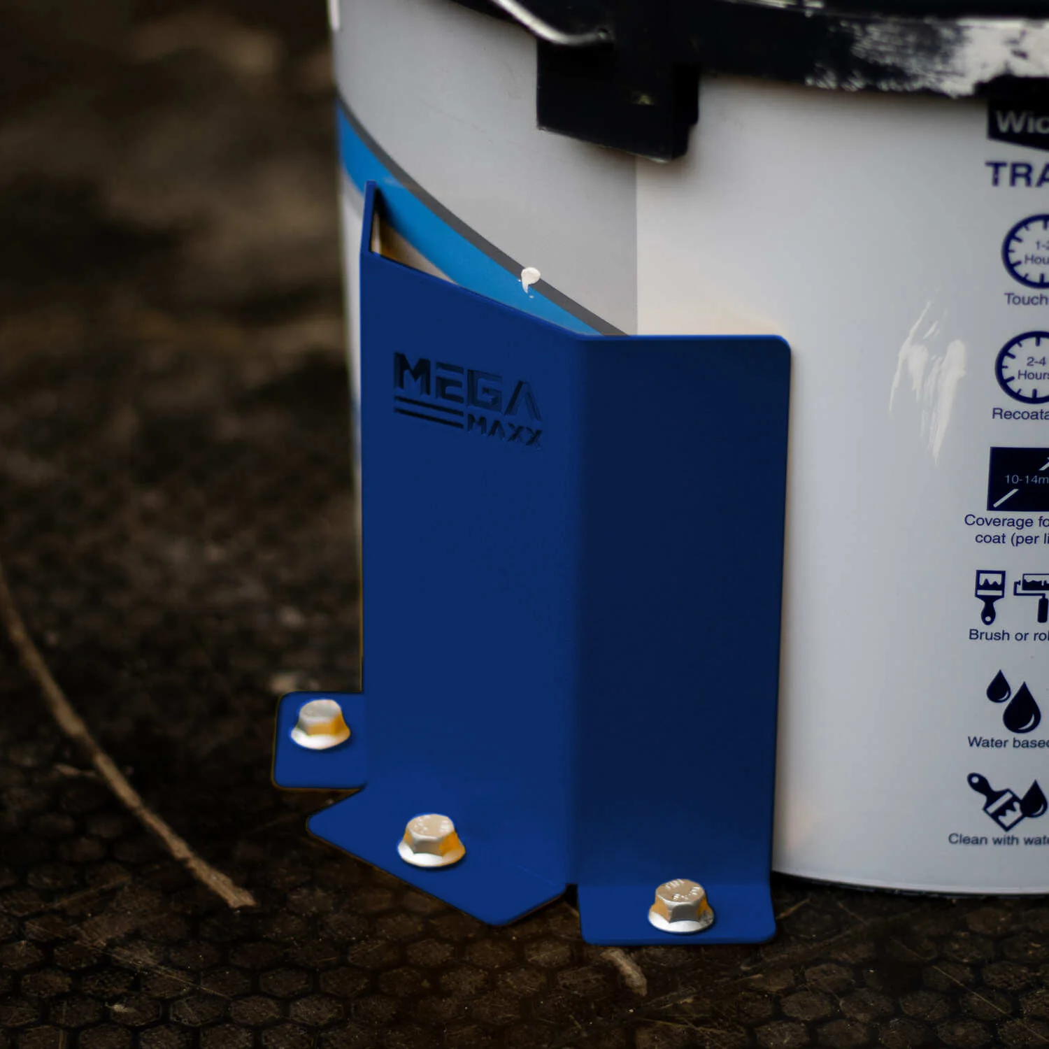 MegaMaxx UK™ Floor Mount & Van Mount Bucket, Paint Can & Dust Extractors Brackets (2 Styles Available) - Image 22