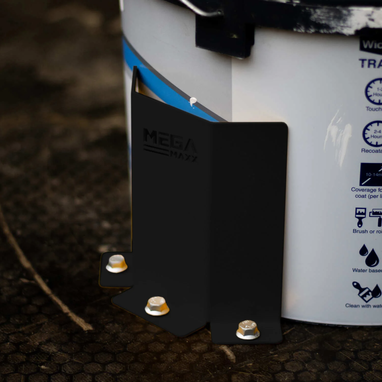 MegaMaxx UK™ Floor Mount & Van Mount Bucket, Paint Can & Dust Extractors Brackets (2 Styles Available) - Image 24