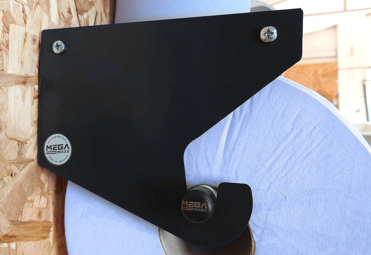 MegaMaxx UK™ Jumbo Blue Roll Holder with Shelf - Image 9