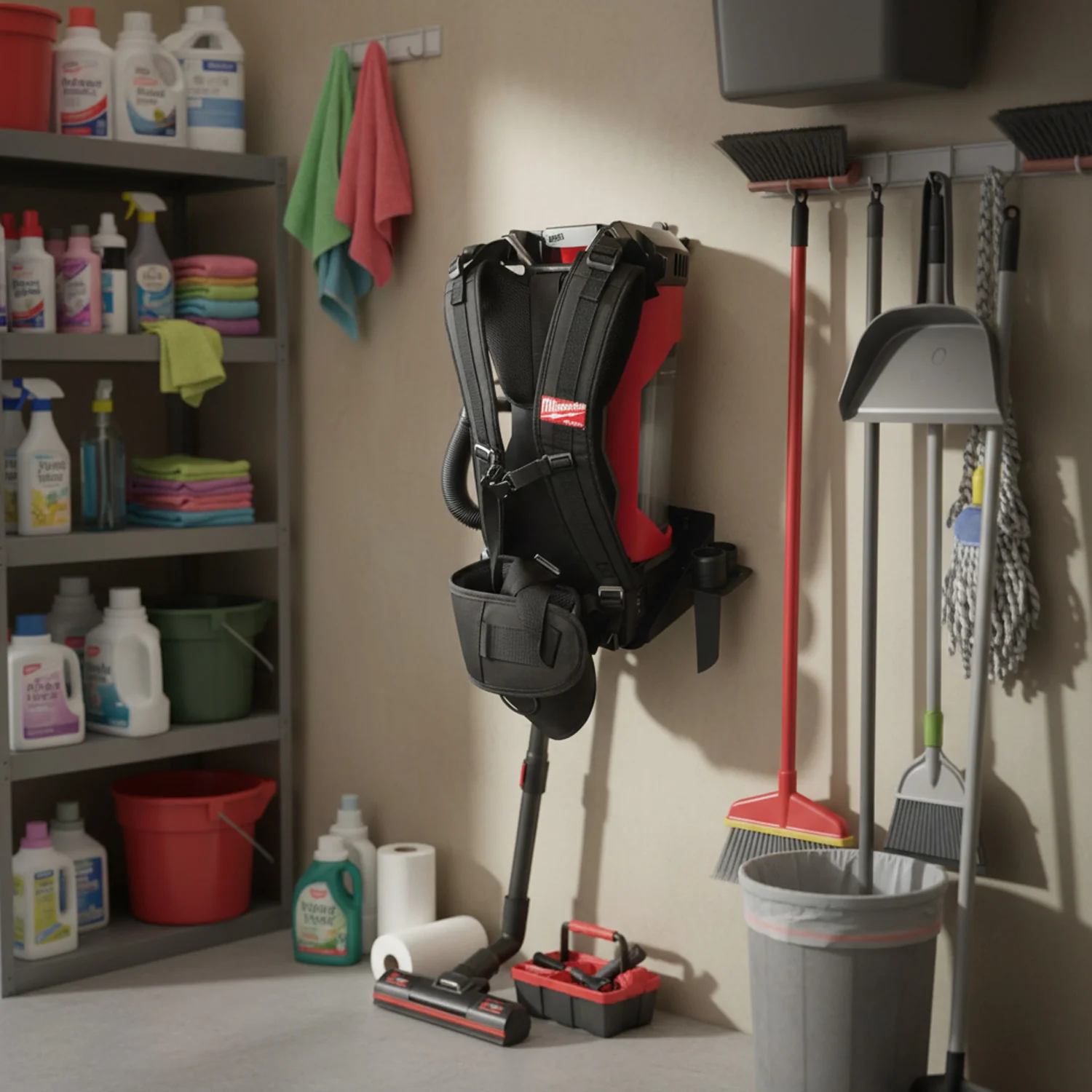 MegaMaxx UK™ Milwaukee M18 Backpack Vacuum Wall Mount Bracket - Image 3