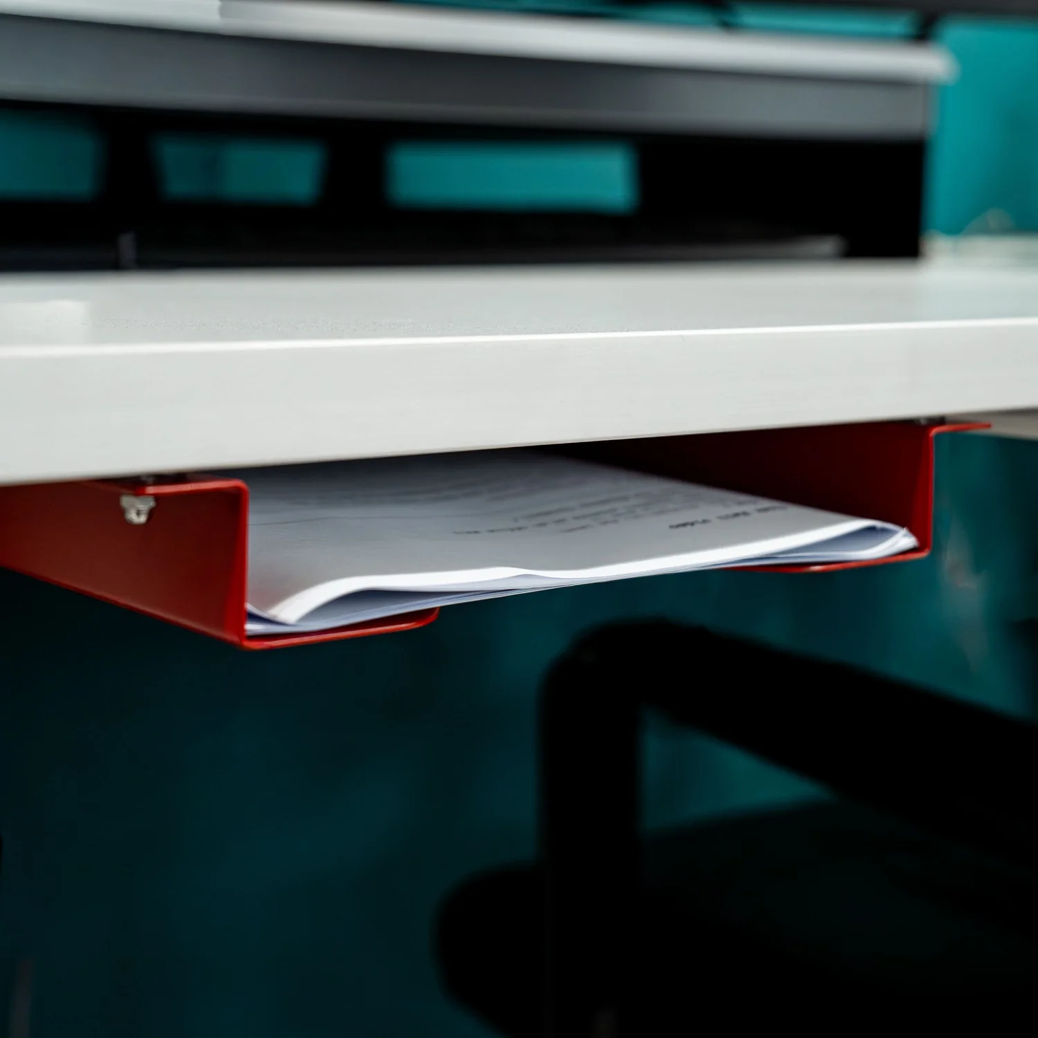 MegaMaxx UK™ Under-Desk or Wall Mount Slimline A4 Paper Holder - Image 5