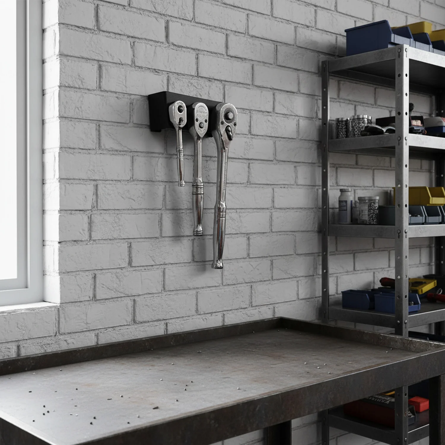 MegaMaxx UK™ Wall Mount Ratchet Holder (Suitable for 3 Sizes) - Image 4