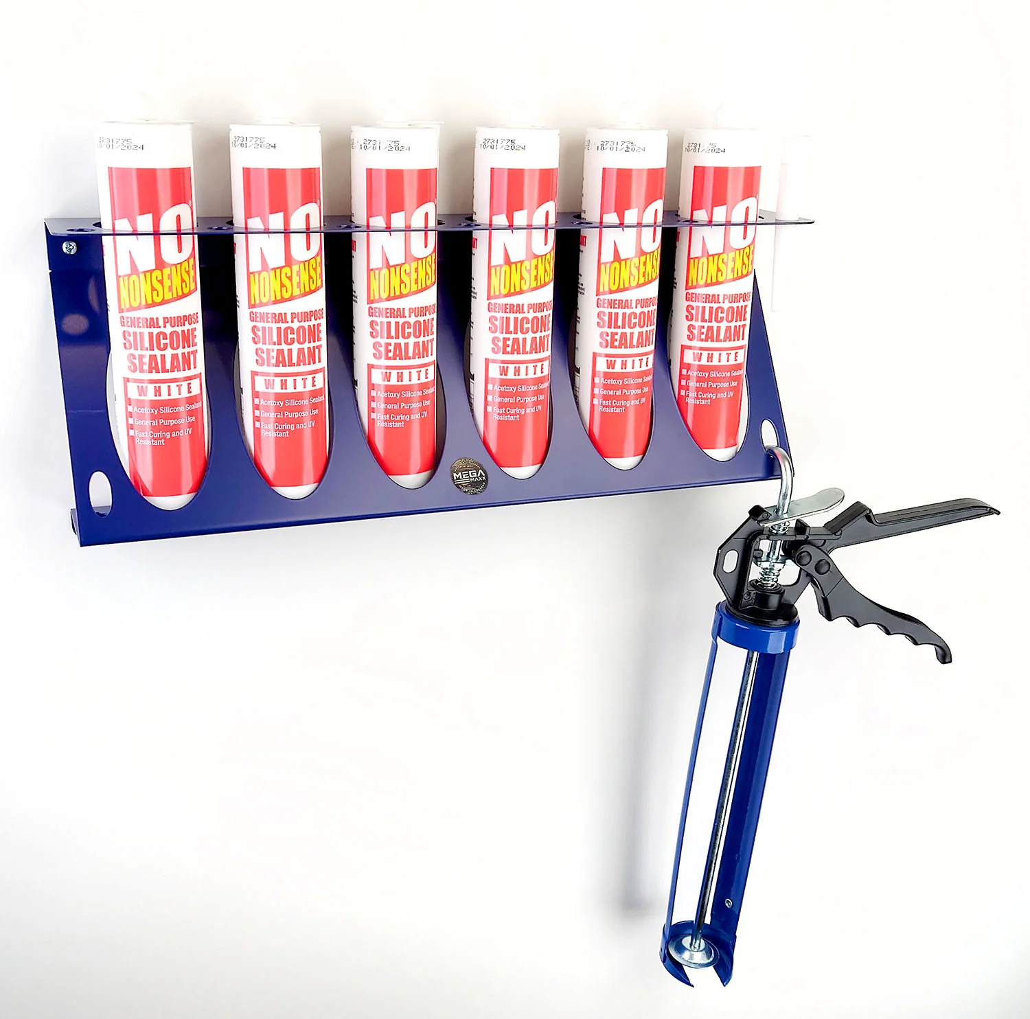 MegaMaxx UK™ Wall Mounted Silicone Tube Rack for Vans, Workshops & Sheds - Image 3