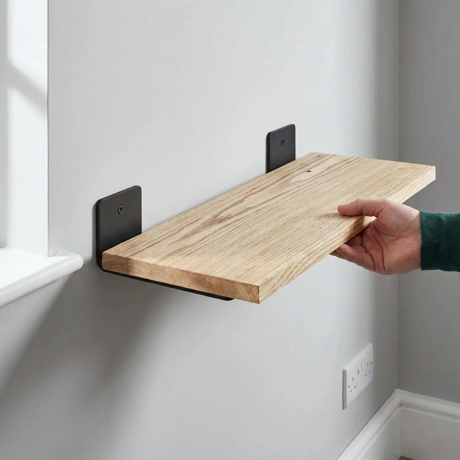 MegaMaxx UK™ Ultra Strong Industrial Shelf Brackets (Pack of 2)