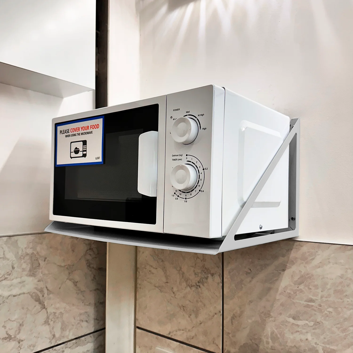 Okunaii™ Microwave Wall Mount Shelf - Image 8