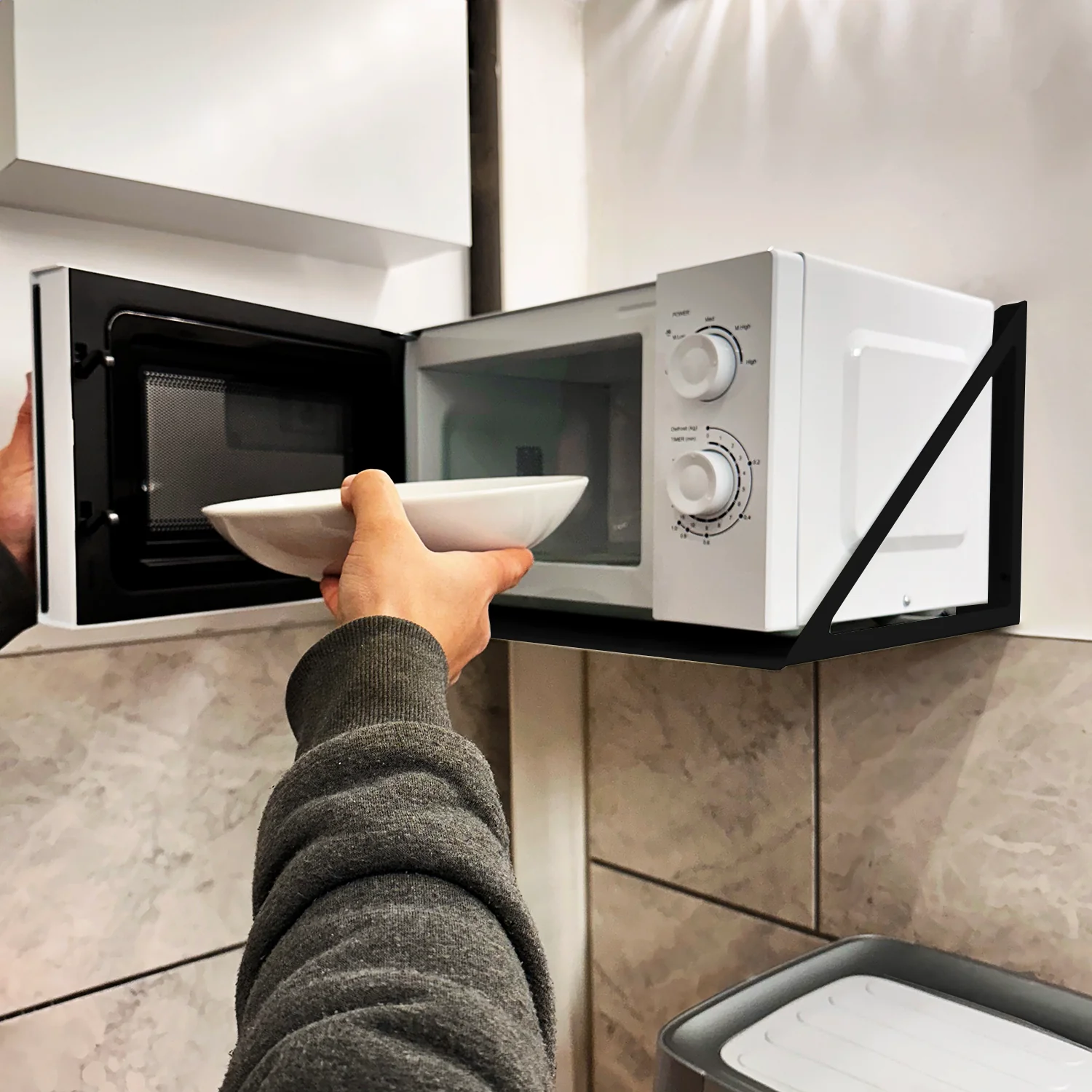 Okunaii™ Microwave Wall Mount Shelf - Image 9
