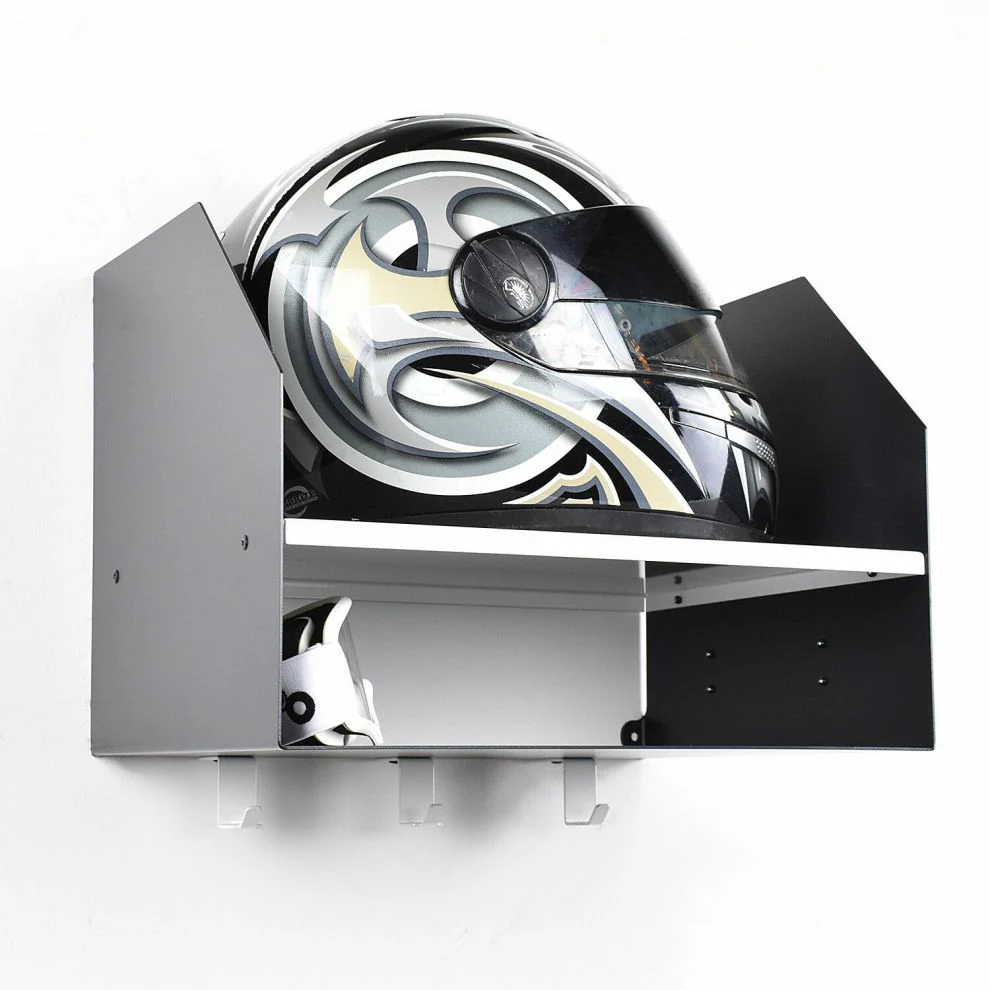 MegaMaxx UK™ Motorcycle Helmet Shelf & Storage Unit - Image 5