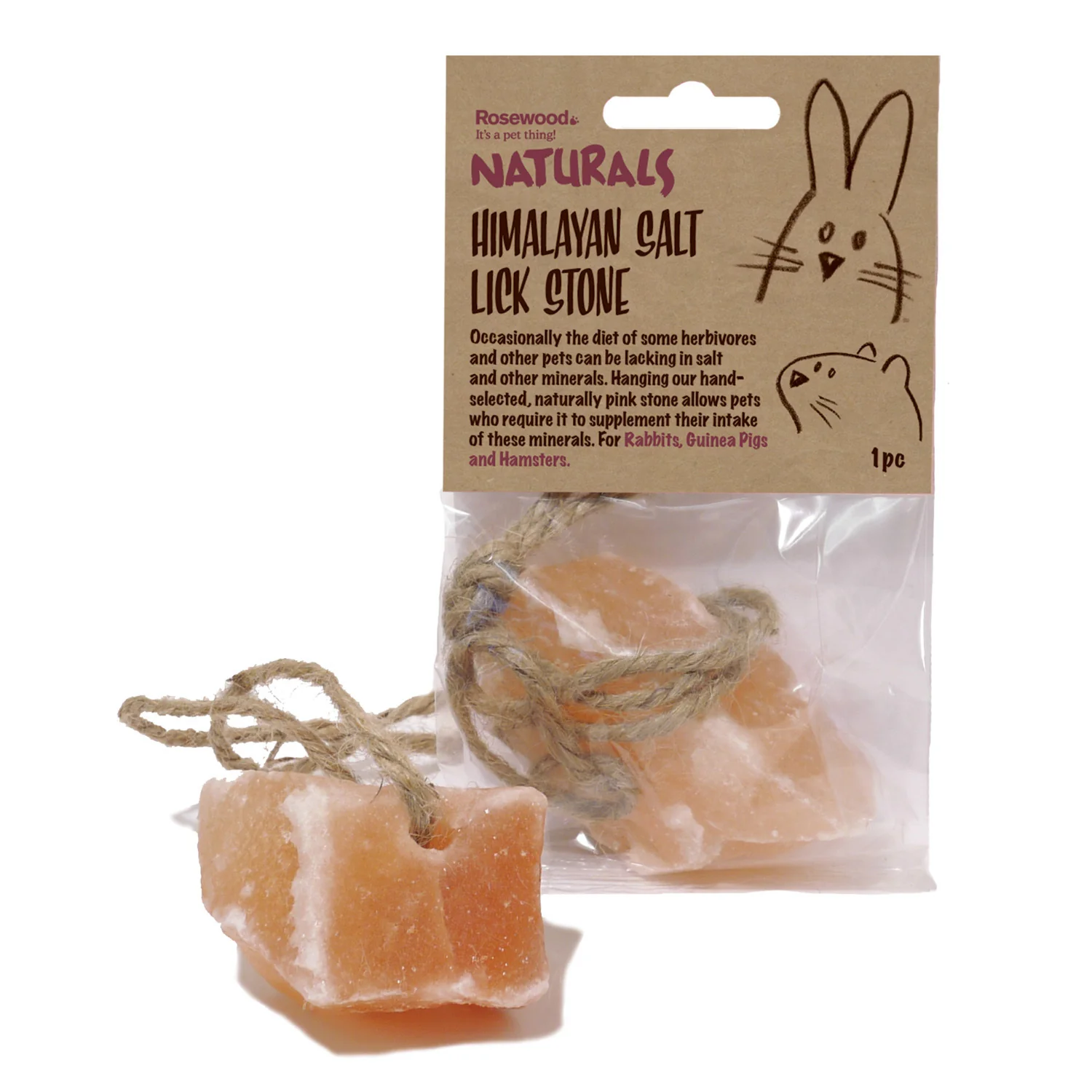 Natural Himalayan Salt Lick for Small Animals - Image 2