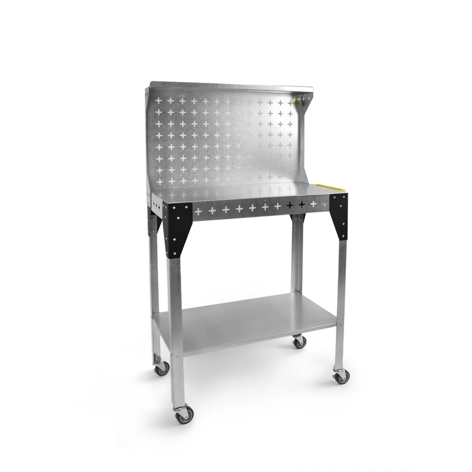 Nukeson Customisable Industrial Mobile Workbench with Back Wall - Tool Wall Compatible - Image 11
