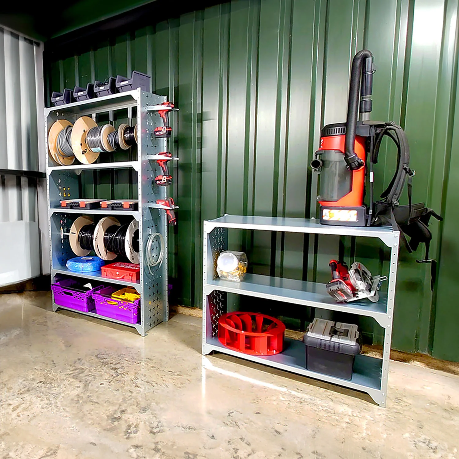 Nukeson Modular Industrial Shelving Units - Tool Wall Compatible - Image 4
