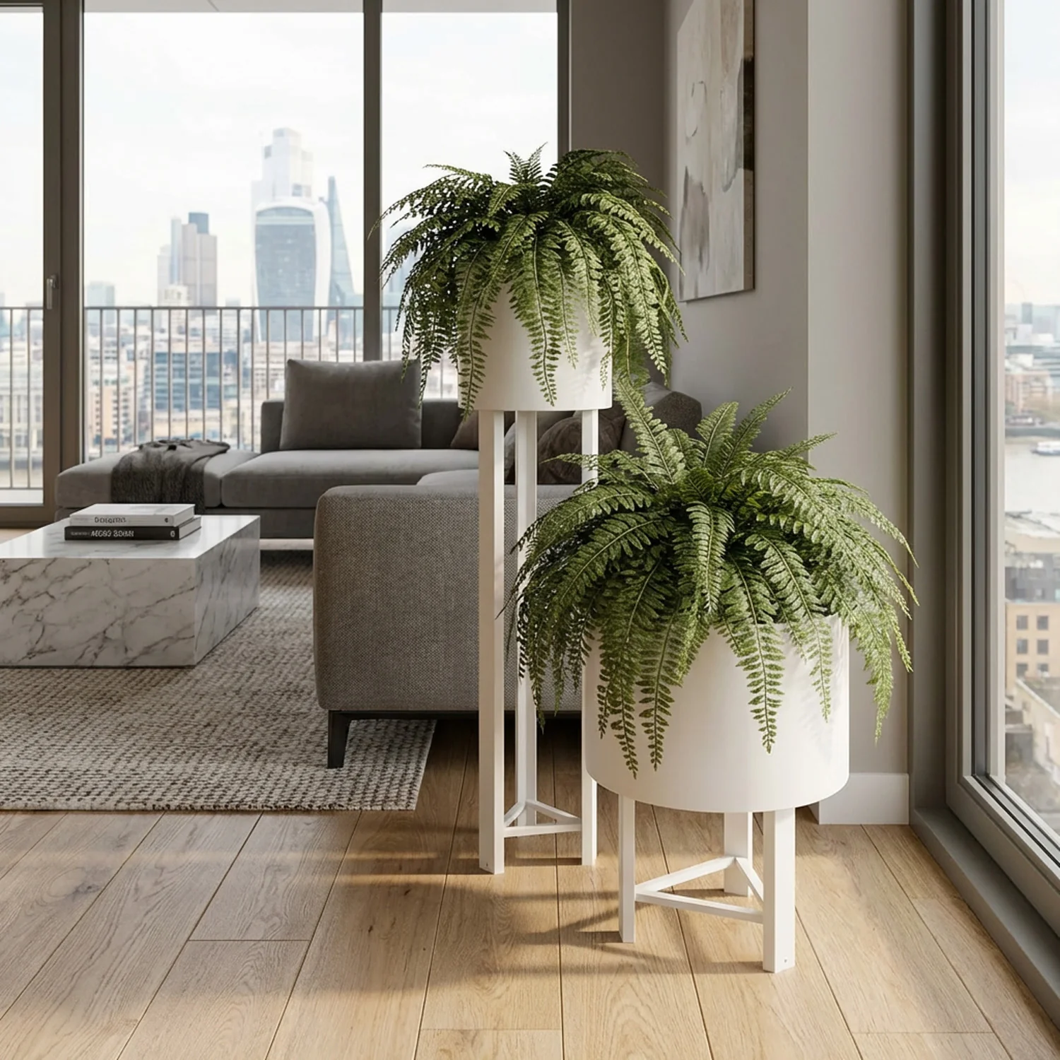 Okunaii™ Elevated Steel Indoor Planter (6 Sizes Available) - Image 4
