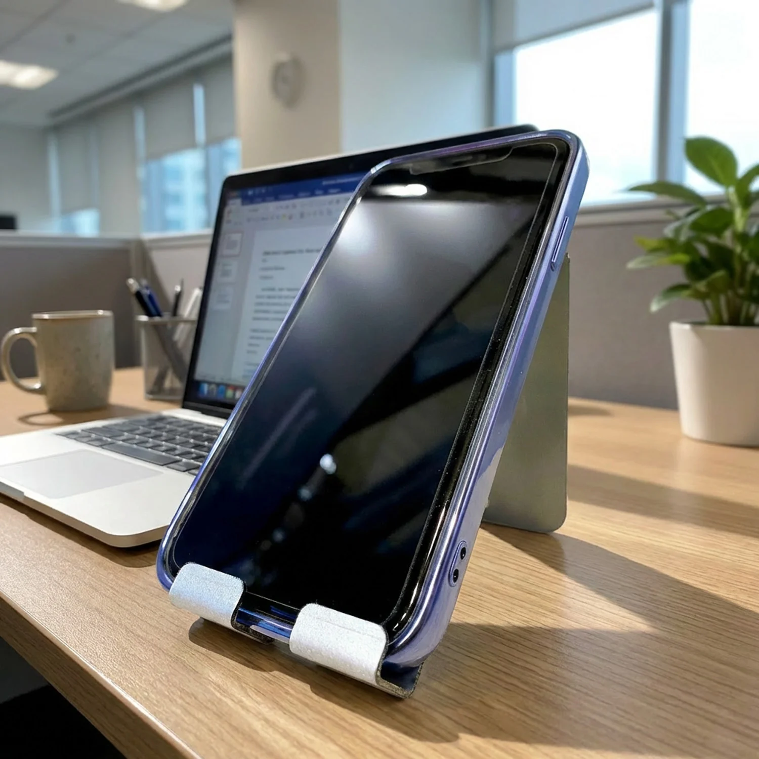 Okunaii™ Mobile Phone Wall Mount & Desktop Holder - Image 2