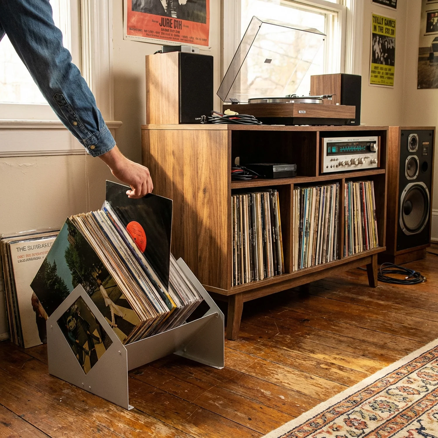 Okunaii™ Vinyl Record Rack & Collection Display Holder - Image 3