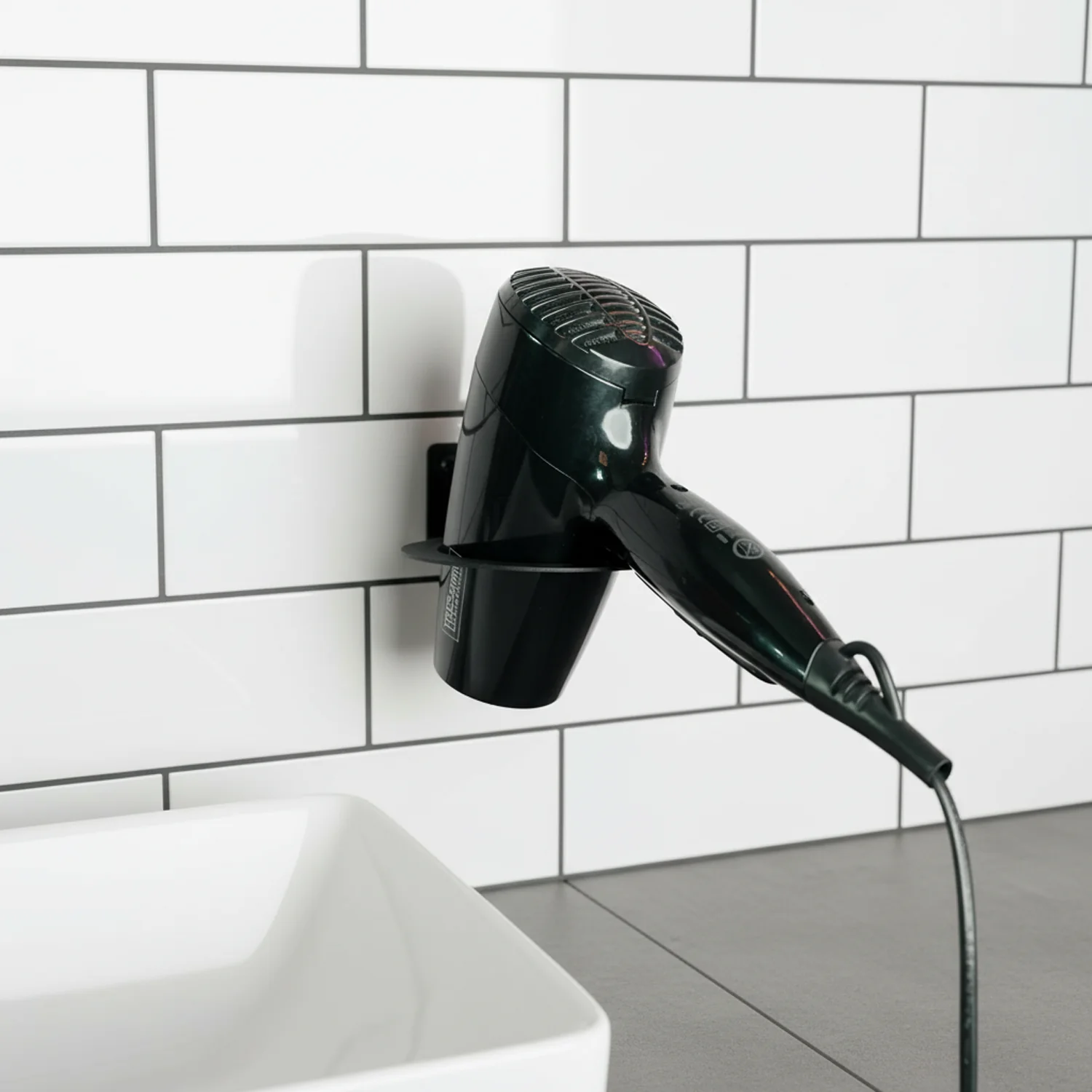 Okunaii™ Wall Mount Hair Dryer Holder Bracket - Image 2