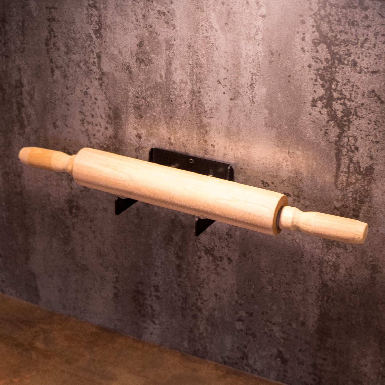 Okunaii™ Wall Mount Kitchen Rolling Pin Holder - Image 4