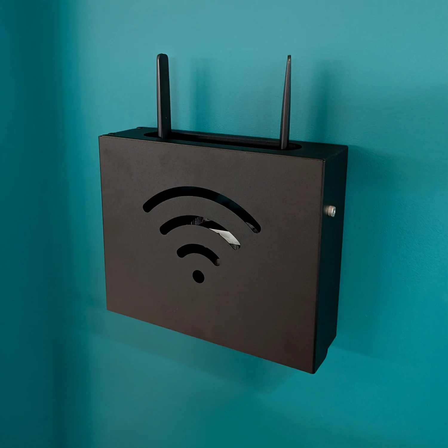 Okunaii™ WiFi Router Wall Mount Cabinet & Cover - Image 3