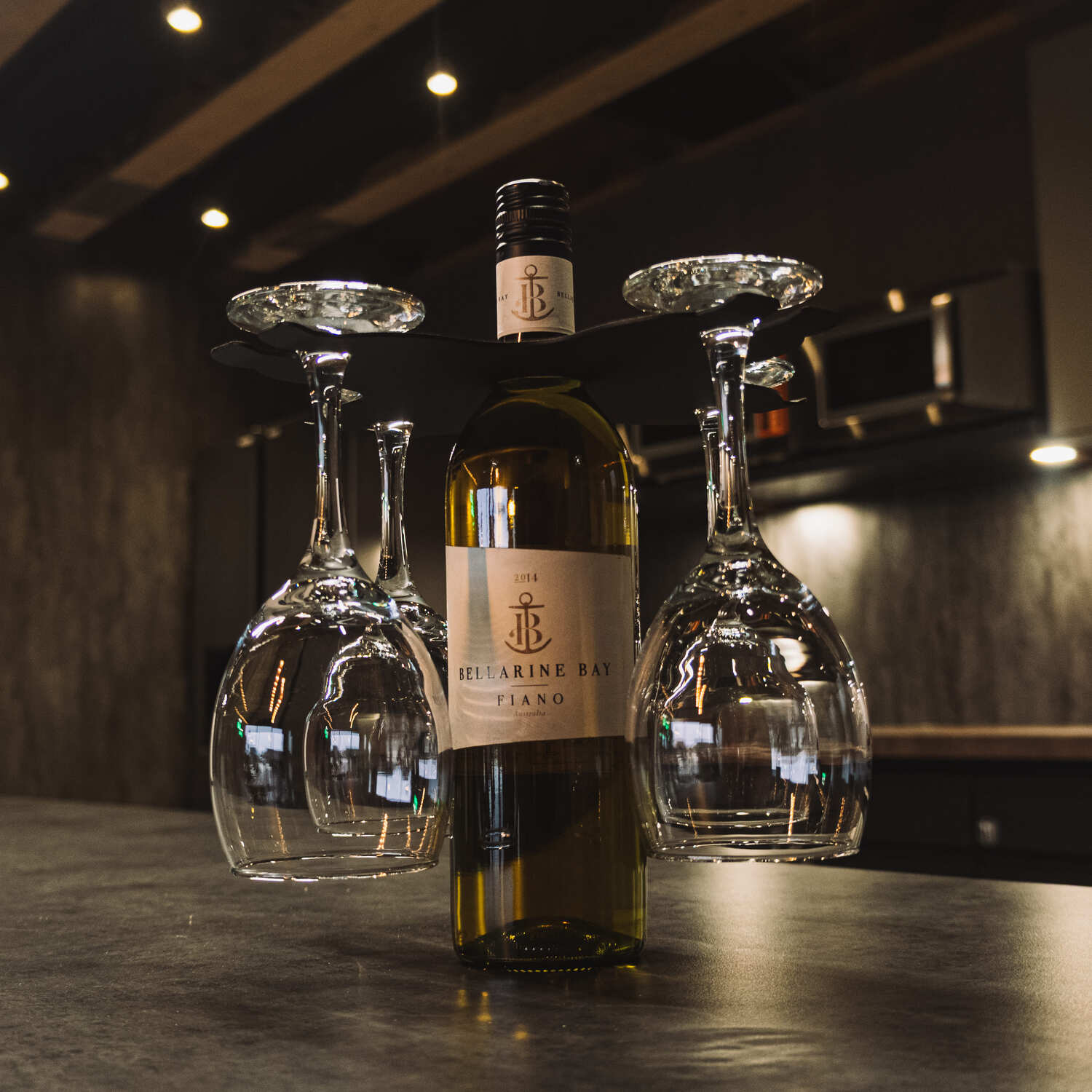 Okunaii™ Wine Bottle Caddy & Easy-Carry Holder for 4 Glasses - Image 8