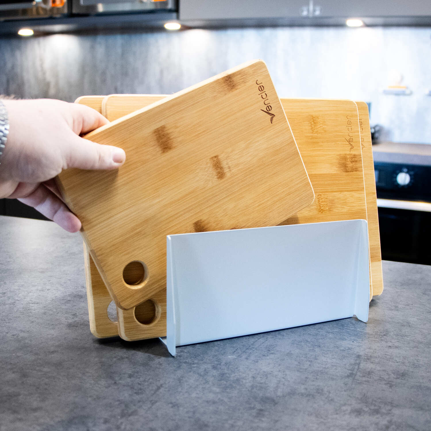 Okunaii™ Worktop Chopping Board Vertical Storage Holder - Image 19