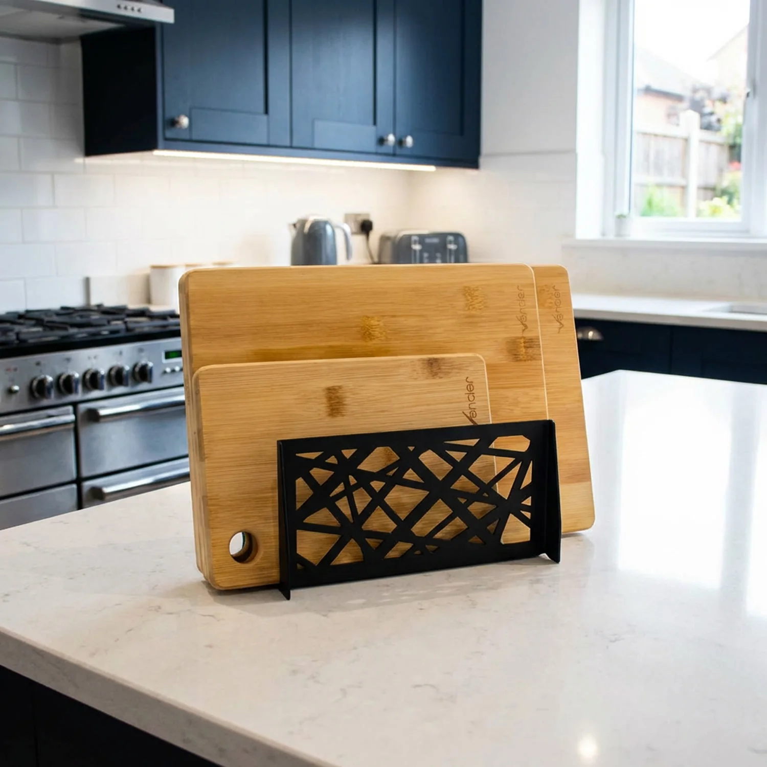 Okunaii™ Worktop Chopping Board Vertical Storage Holder - Image 4