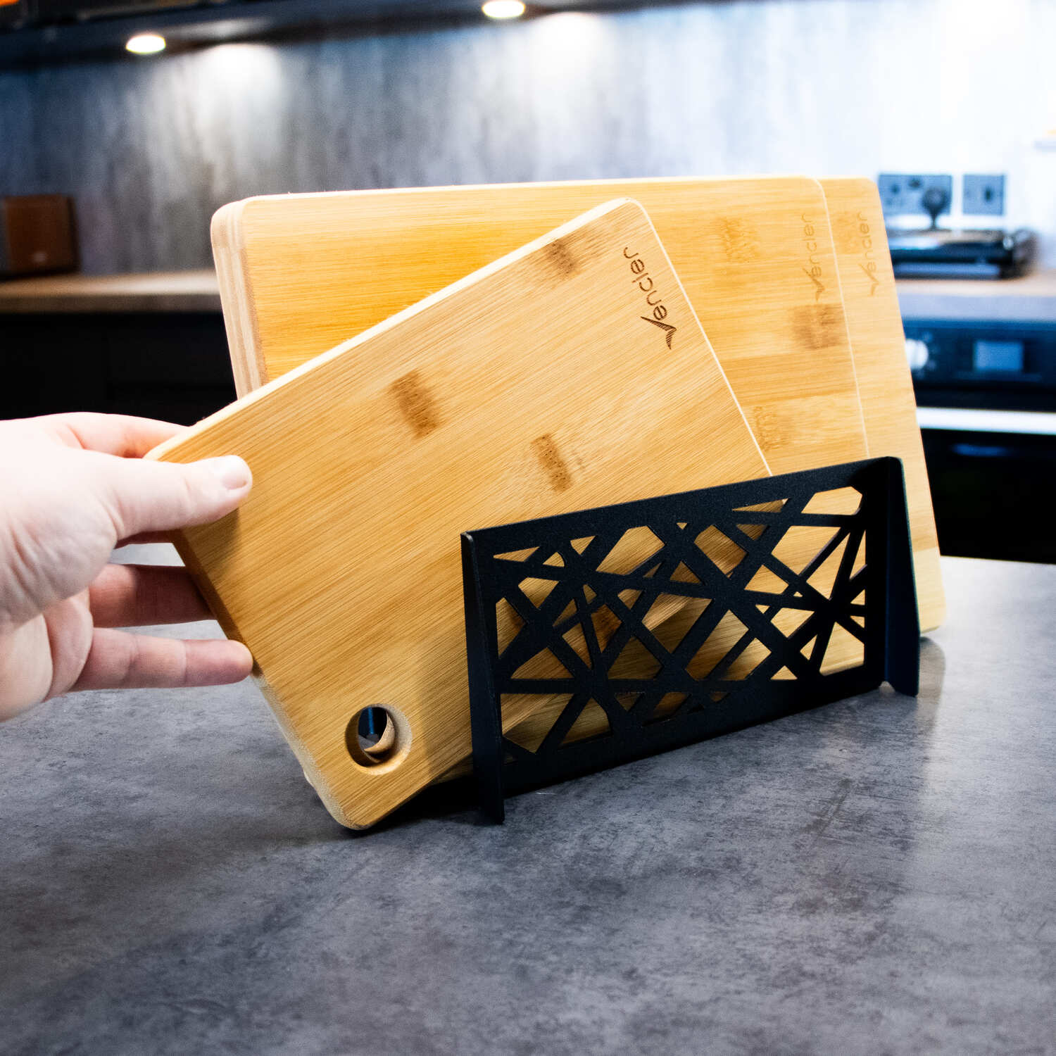 Okunaii™ Worktop Chopping Board Vertical Storage Holder - Image 9
