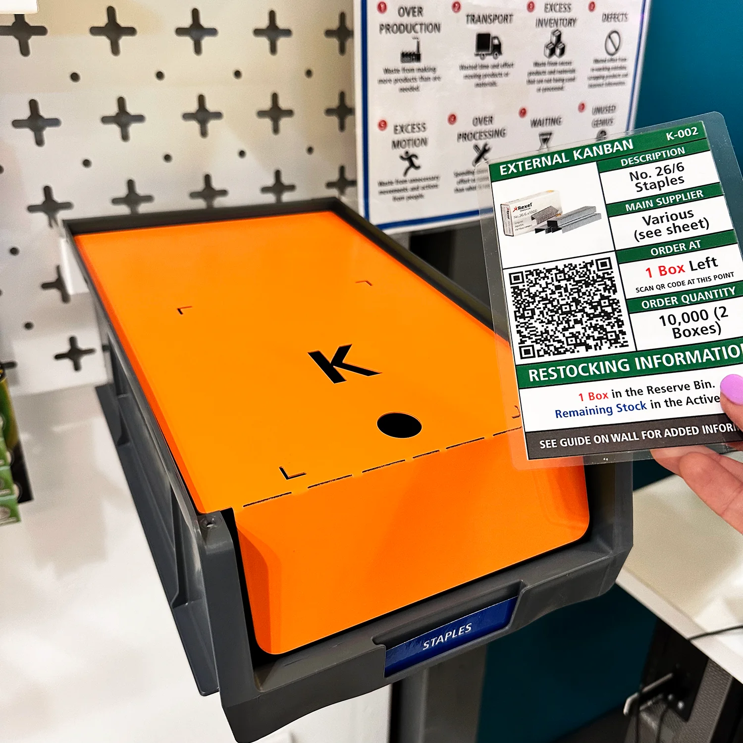 MegaMaxx UK™ Physical Barrier Kanban for XL Storage Bins (3 Sizes Available) - Image 27