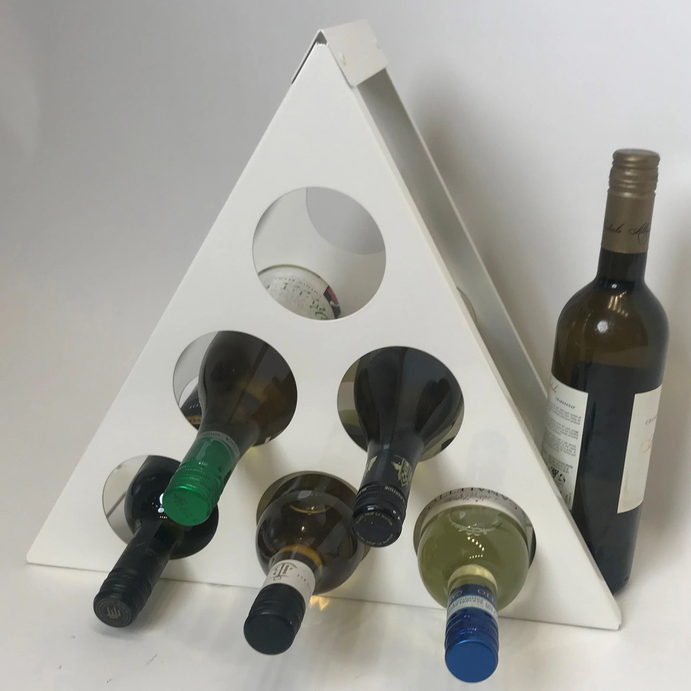 Okunaii™ Pyramid Wine Rack (6 Bottle Capacity) - Image 5