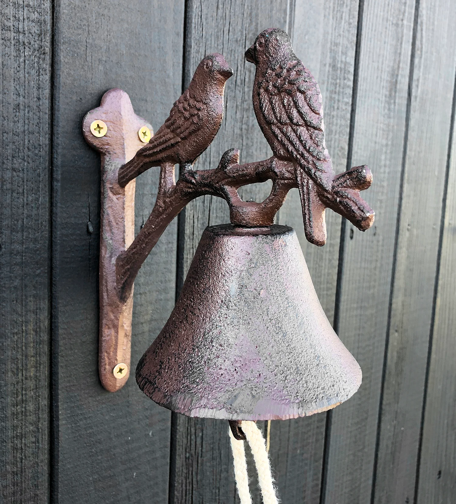 Rustic Cast Iron Bird Doorbell - Image 4